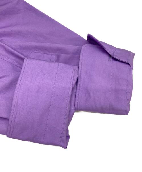 BOWTE（バウト）BOWTE (バウト) レースブラウス パープルの古着・服飾アイテム