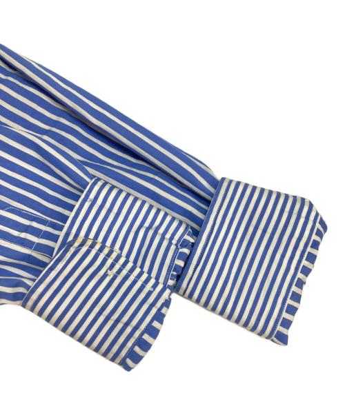 POLO RALPH LAUREN（ポロ・ラルフローレン）POLO RALPH LAUREN (ポロ・ラルフローレン) ストライプシャツワンピース ネイビー サイズ:6の古着・服飾アイテム