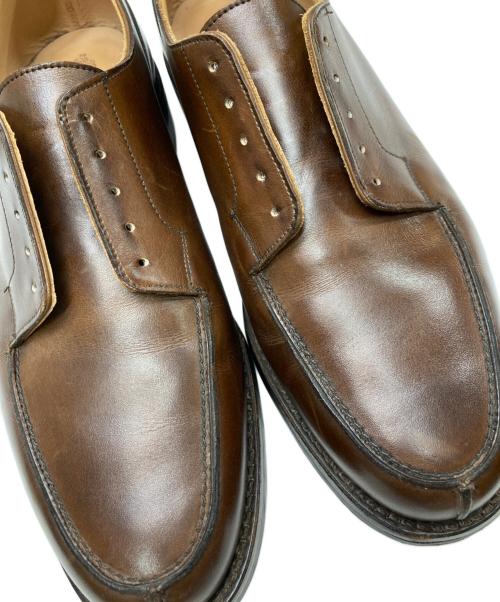 Crockett & Jones（クロケット＆ジョーンズ）Crockett & Jones (クロケット＆ジョーンズ) モールトン Uチップシューズ ブラウン サイズ:8Eの古着・服飾アイテム