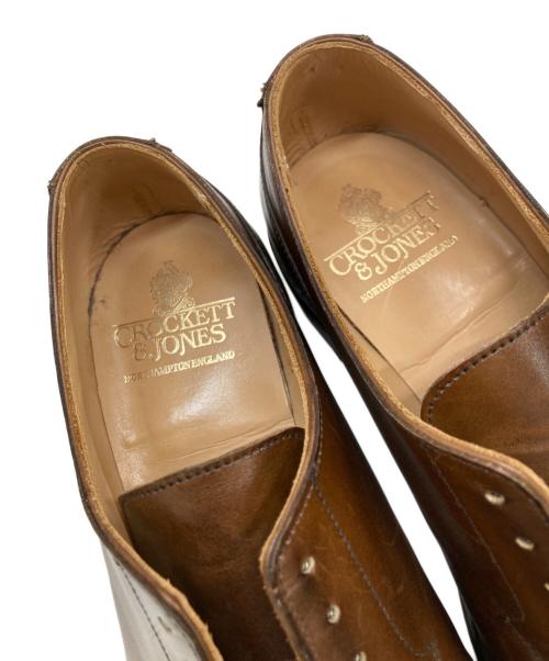 Crockett & Jones（クロケット＆ジョーンズ）Crockett & Jones (クロケット＆ジョーンズ) モールトン Uチップシューズ ブラウン サイズ:8Eの古着・服飾アイテム