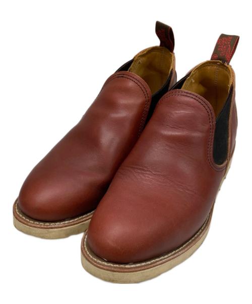 RED WING（レッドウィング）RED WING (レッドウィング) ROMEOスリッポン ブーツ ブラウン サイズ:8E 26cmの古着・服飾アイテム