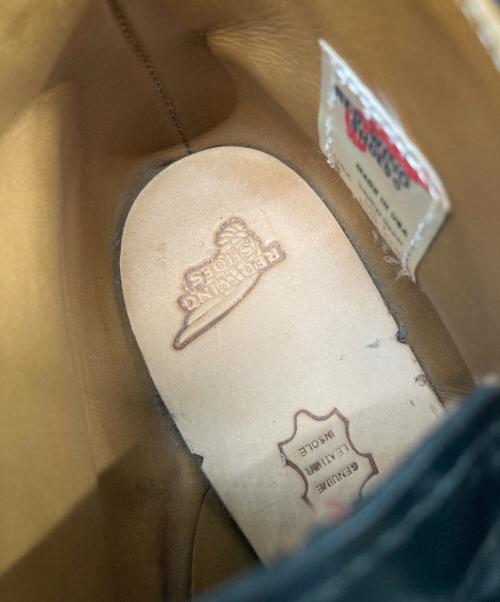 RED WING（レッドウィング）RED WING (レッドウィング) POSTMAN CHAKKA ブーツ ブラック サイズ:8D 26cmの古着・服飾アイテム