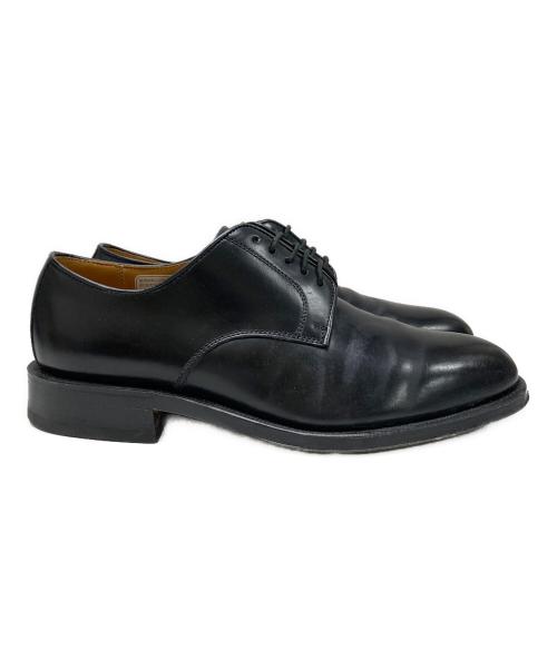 JOHNSTON&MURPHY（ジョンストン＆マーフィー）JOHNSTON&MURPHY (ジョンストン＆マーフィー) プレーントゥシューズ ブラック サイズ:6 1/2の古着・服飾アイテム