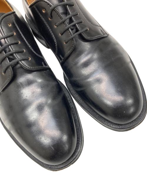 JOHNSTON&MURPHY（ジョンストン＆マーフィー）JOHNSTON&MURPHY (ジョンストン＆マーフィー) プレーントゥシューズ ブラック サイズ:6 1/2の古着・服飾アイテム