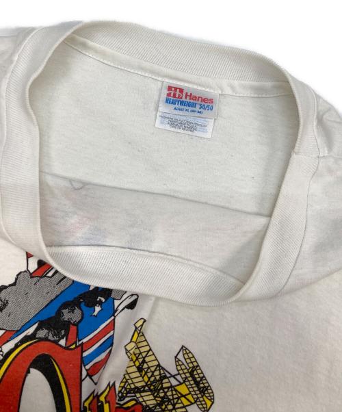 Hanes（ヘインズ）Hanes (ヘインズ) 90s college park tee ホワイト サイズ:XLの古着・服飾アイテム