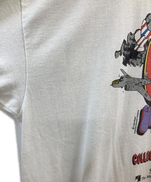 Hanes（ヘインズ）Hanes (ヘインズ) 90s college park tee ホワイト サイズ:XLの古着・服飾アイテム