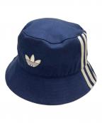 adidas×oasisアディダス×オアシス）の古着「バケットハット」｜ネイビー