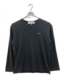 PLAY COMME des GARCONS（プレイコムデギャルソン）の古着「LONG SLEEVE T-SHIRT」｜ブラック
