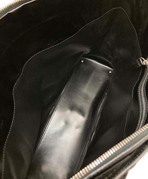 TOD'S（トッズ）TOD'S (トッズ) レザートートバッグ ブラックの古着・服飾アイテム