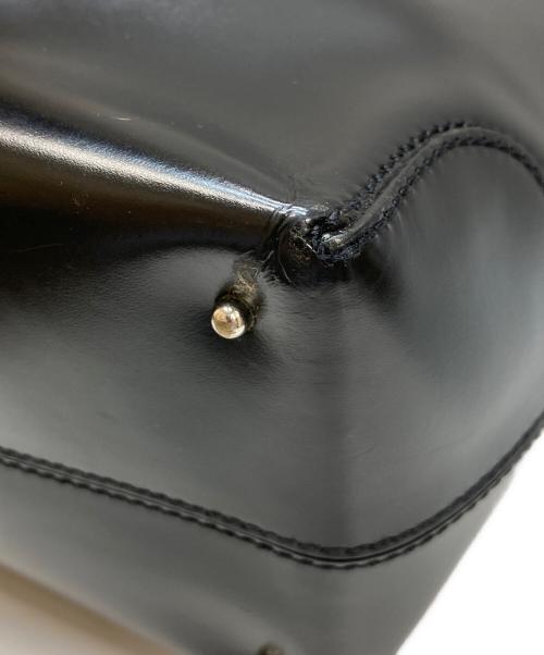 TOD'S（トッズ）TOD'S (トッズ) レザートートバッグ ブラックの古着・服飾アイテム