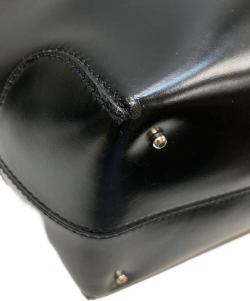 TOD'S（トッズ）TOD'S (トッズ) レザートートバッグ ブラックの古着・服飾アイテム