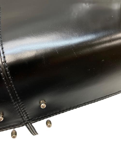 TOD'S（トッズ）TOD'S (トッズ) レザートートバッグ ブラックの古着・服飾アイテム