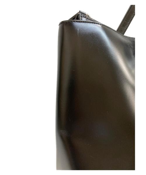 TOD'S（トッズ）TOD'S (トッズ) レザートートバッグ ブラックの古着・服飾アイテム