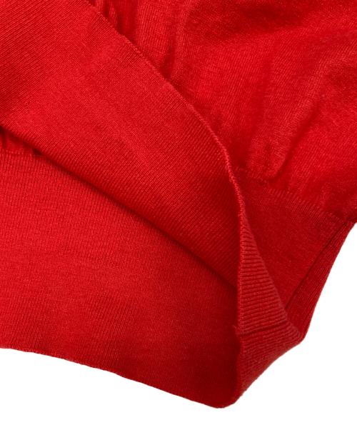 KAGURE（カグレ）KAGURE (カグレ) ノースリーブニット レッド サイズ:FREEの古着・服飾アイテム