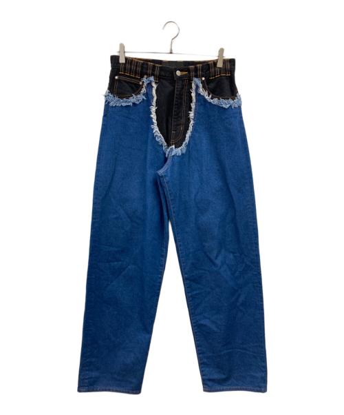 shoop（シュープ）shoop (シュープ) HERBIE WIDE JEANS ブラック サイズ:Sの古着・服飾アイテム