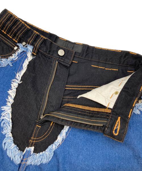 shoop（シュープ）shoop (シュープ) HERBIE WIDE JEANS ブラック サイズ:Sの古着・服飾アイテム