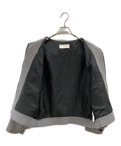 NEON SIGN（ネオンサイン）NEON SIGN (ネオンサイン) 千鳥柄ジップジャケット ブラック サイズ:44の古着・服飾アイテム