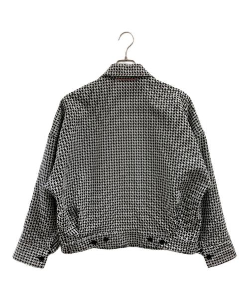 NEON SIGN（ネオンサイン）NEON SIGN (ネオンサイン) 千鳥柄ジップジャケット ブラック サイズ:44の古着・服飾アイテム