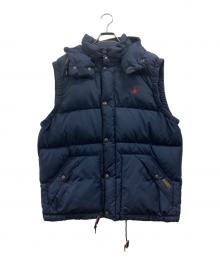 POLO RALPH LAUREN（ポロ・ラルフローレン）の古着「ダウンベスト」｜ネイビー