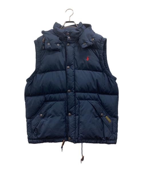 POLO RALPH LAUREN（ポロ・ラルフローレン）POLO RALPH LAUREN (ポロ・ラルフローレン) ダウンベスト ネイビー サイズ:Lの古着・服飾アイテム