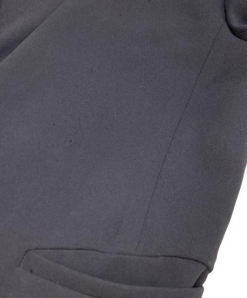 SOEJU（ソージュ）SOEJU (ソージュ) ノーカラージャケット ネイビー サイズ:XLの古着・服飾アイテム