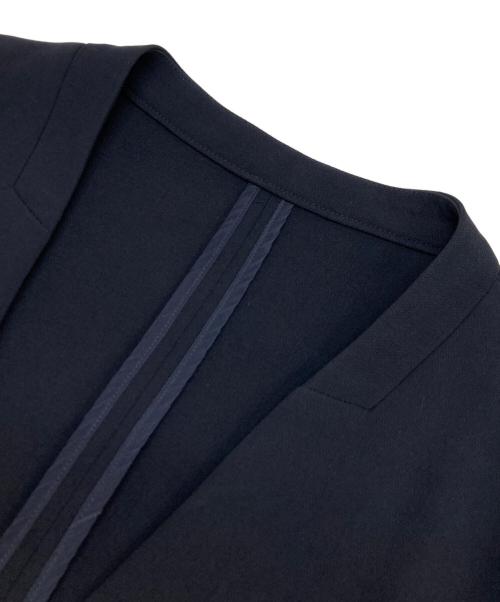 SOEJU（ソージュ）SOEJU (ソージュ) ノーカラージャケット ネイビー サイズ:XLの古着・服飾アイテム