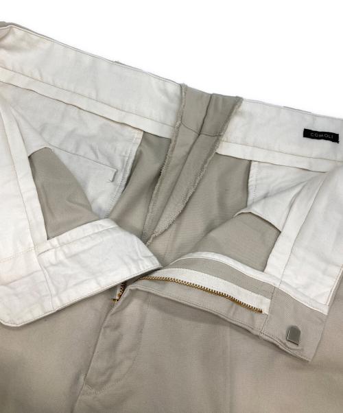 COMOLI（コモリ）COMOLI (コモリ) ポストワークツイル パンツ ベージュ サイズ:4の古着・服飾アイテム
