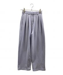 CLANE（クラネ）の古着「TWO TUCK SWEAT PANTS」｜パープル