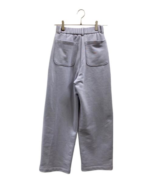 CLANE（クラネ）CLANE (クラネ) TWO TUCK SWEAT PANTS パープルの古着・服飾アイテム