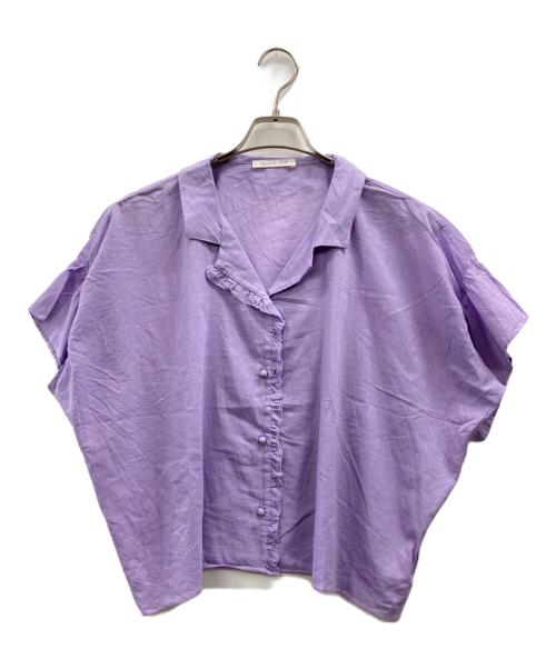 house of lotus（ハウスオブロータス）house of lotus (ハウスオブロータス) カディ フレアスリーブシャツ パープル サイズ:Mの古着・服飾アイテム