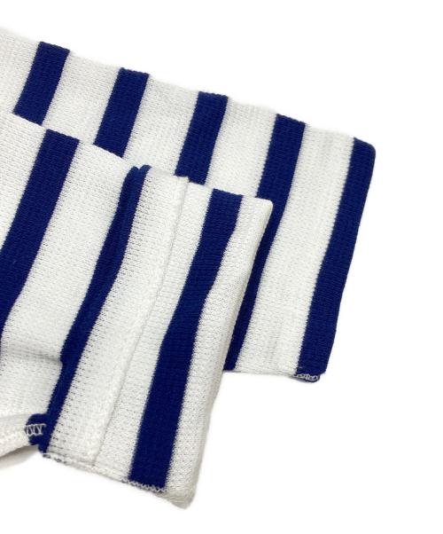 POLO RALPH LAUREN（ポロ・ラルフローレン）POLO RALPH LAUREN (ポロ・ラルフローレン) ボーダーカットソーフレアワンピース ブルー×ホワイト サイズ:M 未使用品の古着・服飾アイテム