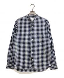 STILL BY HAND（スティルバイハンド）の古着「ギンガムチェックシャツ」｜ブルー