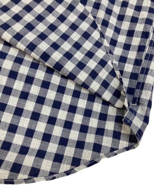 STILL BY HAND（スティルバイハンド）STILL BY HAND (スティルバイハンド) ギンガムチェックシャツ ブルー サイズ:46の古着・服飾アイテム