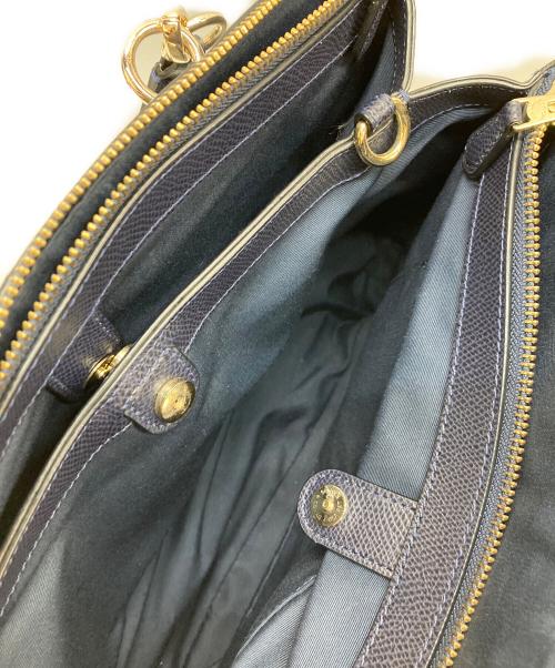 COACH（コーチ）COACH (コーチ) 2WAYレザーバッグ ネイビーの古着・服飾アイテム