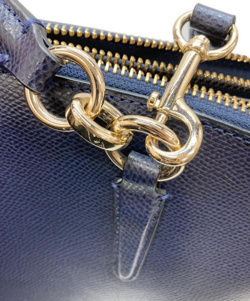 COACH（コーチ）COACH (コーチ) 2WAYレザーバッグ ネイビーの古着・服飾アイテム