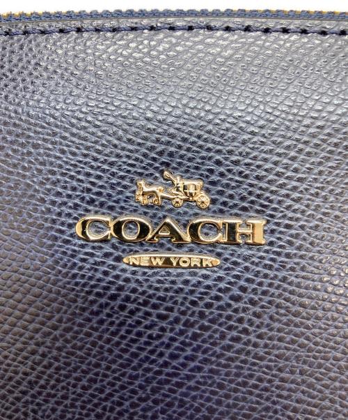 COACH（コーチ）COACH (コーチ) 2WAYレザーバッグ ネイビーの古着・服飾アイテム