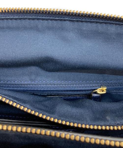 COACH（コーチ）COACH (コーチ) 2WAYレザーバッグ ネイビーの古着・服飾アイテム