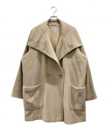 MaxMara（マックスマーラ）の古着「カシミヤ混コート」｜ベージュ