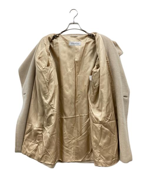 MaxMara（マックスマーラ）MaxMara (マックスマーラ) カシミヤ混コート ベージュ サイズ:38の古着・服飾アイテム