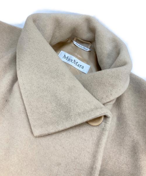 MaxMara（マックスマーラ）MaxMara (マックスマーラ) カシミヤ混コート ベージュ サイズ:38の古着・服飾アイテム