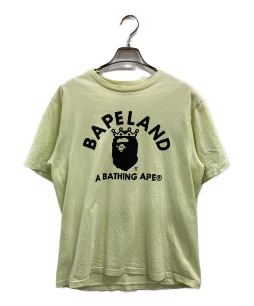BAPE BY A BATHING APE（ベイプバイアベイシングエイプ）BAPE BY A BATHING APE (ベイプバイアベイシングエイプ) プリントTシャツ イエロー サイズ:Mの古着・服飾アイテム