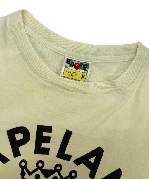 BAPE BY A BATHING APE（ベイプバイアベイシングエイプ）BAPE BY A BATHING APE (ベイプバイアベイシングエイプ) プリントTシャツ イエロー サイズ:Mの古着・服飾アイテム