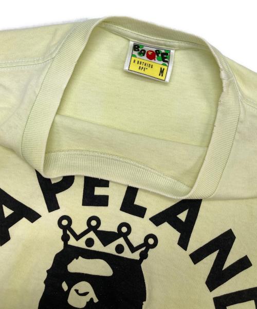 BAPE BY A BATHING APE（ベイプバイアベイシングエイプ）BAPE BY A BATHING APE (ベイプバイアベイシングエイプ) プリントTシャツ イエロー サイズ:Mの古着・服飾アイテム