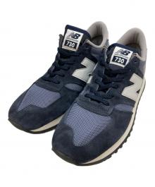 NEW BALANCE（ニューバランス）の古着「730ローカットスニーカー」｜ネイビー