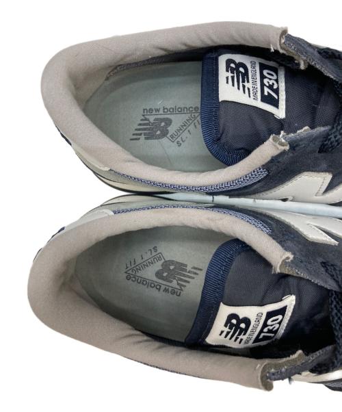 NEW BALANCE（ニューバランス）NEW BALANCE (ニューバランス) 730ローカットスニーカー ネイビー サイズ:UK81/2の古着・服飾アイテム