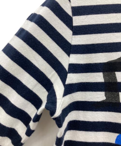 COMME des GARCONS COMME des GARCONS（コムデギャルソン コムデギャルソン）COMME des GARCONS COMME des GARCONS (コムデギャルソン コムデギャルソン) カットソー ホワイト×ブラック サイズ:Sの古着・服飾アイテム