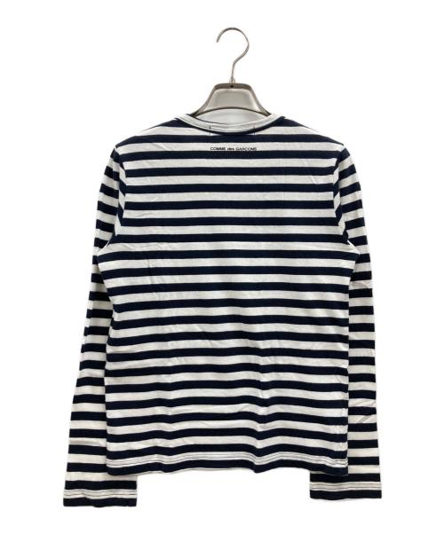 COMME des GARCONS COMME des GARCONS（コムデギャルソン コムデギャルソン）COMME des GARCONS COMME des GARCONS (コムデギャルソン コムデギャルソン) カットソー ホワイト×ブラック サイズ:Sの古着・服飾アイテム