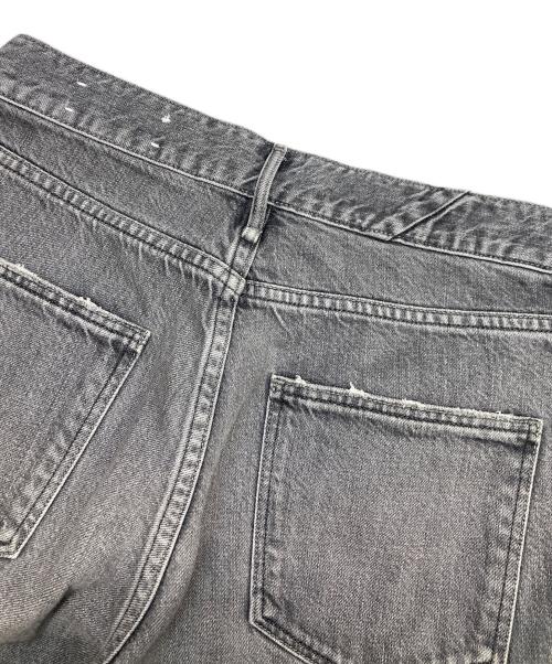 upper hights（アッパーハイツ）upper hights (アッパーハイツ) 別注ハイライズデニムパンツ グレー サイズ:23の古着・服飾アイテム