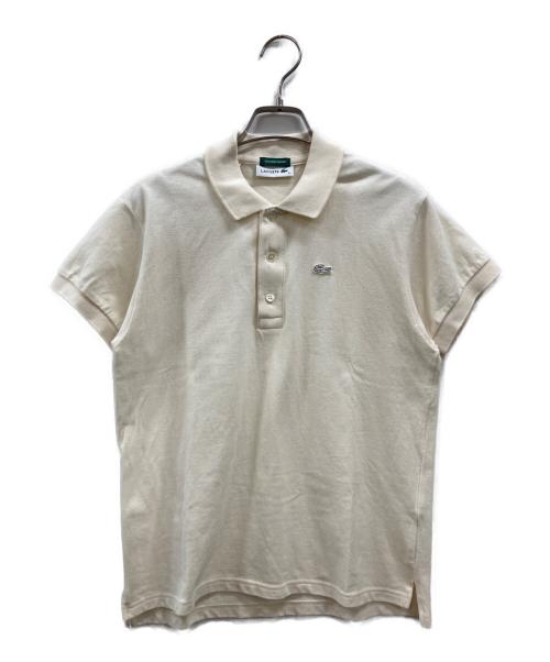LACOSTE（ラコステ）LACOSTE (ラコステ) 別注 POLO SHIRTS アイボリー サイズ:34の古着・服飾アイテム