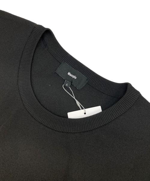 macqlo（マックロ）macqlo (マックロ) ultimex knit tee ブラック サイズ:L 未使用品の古着・服飾アイテム